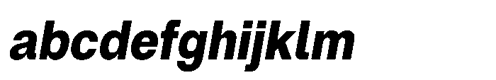 ZT Hoky Extra Bold Semi Condensed Italic FONT