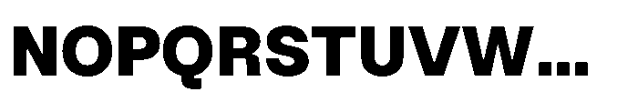ZT Hoky Extra Bold Font UPPERCASE