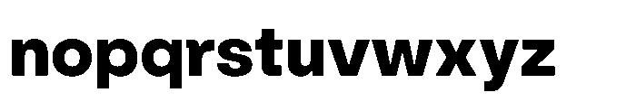 ZT Hoky Extra Bold Font LOWERCASE