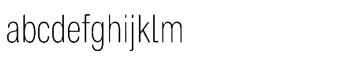 ZT Hoky Extra Light Condensed FONT