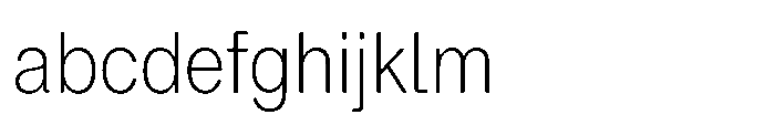 ZT Hoky Extra Light Semi Condensed FONT