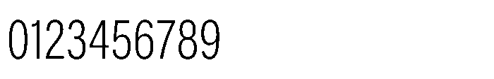 ZT Hoky Light Condensed Font OTHER CHARS