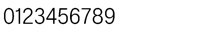 ZT Hoky Light Semi Condensed Font OTHER CHARS