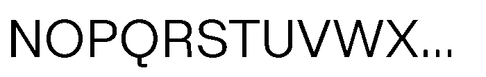 ZT Hoky Light Font UPPERCASE
