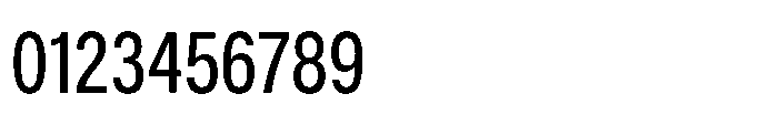 ZT Hoky Medium Condensed Font OTHER CHARS