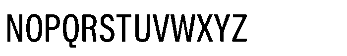 ZT Hoky Medium Condensed Font UPPERCASE