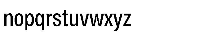 ZT Hoky Medium Condensed Font LOWERCASE
