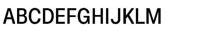 ZT Hoky Medium Semi Condensed Font UPPERCASE