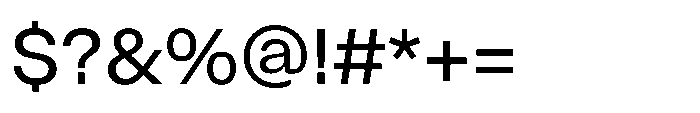 ZT Hoky Regular Font OTHER CHARS