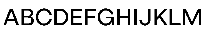ZT Hoky Regular Font UPPERCASE