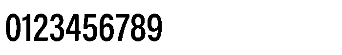 ZT Hoky Semi Bold Condensed Font OTHER CHARS