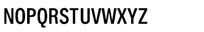 ZT Hoky Semi Bold Condensed Font UPPERCASE