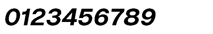 ZT Hoky Semi Bold Italic Font OTHER CHARS