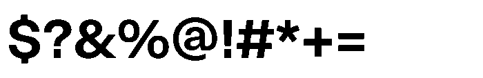 ZT Hoky Semi Bold Font OTHER CHARS