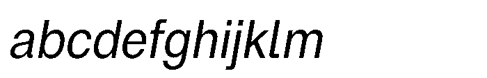 ZT Hoky Semi Condensed Italic FONT