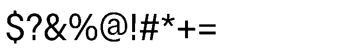 ZT Hoky Semi Condensed Font OTHER CHARS