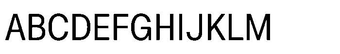 ZT Hoky Semi Condensed Font UPPERCASE