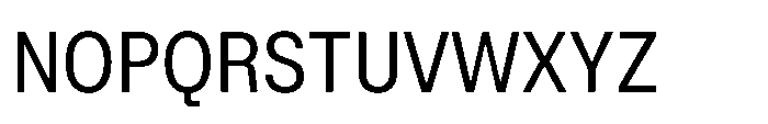 ZT Hoky Semi Condensed Font UPPERCASE