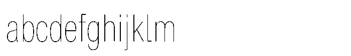 ZT Hoky Thin Condensed FONT