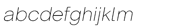 ZT Hoky Thin Italic FONT