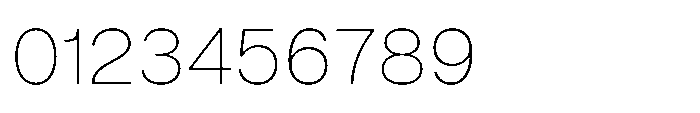 ZT Hoky Thin Font OTHER CHARS