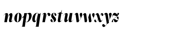 ZT Neue Ralewe Black Semi Condensed Italic Font LOWERCASE