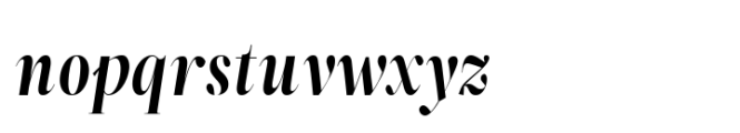 ZT Neue Ralewe Bold Semi Condensed Italic Font LOWERCASE