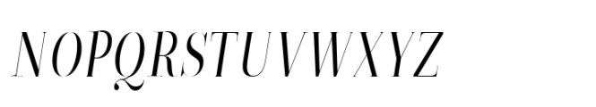 ZT Neue Ralewe Condensed Italic Font UPPERCASE