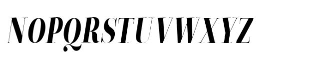 ZT Neue Ralewe Extra Bold Condensed Italic Font UPPERCASE