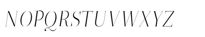 ZT Neue Ralewe Extra Light Italic Font UPPERCASE