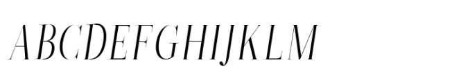 ZT Neue Ralewe Light Condensed Italic Font UPPERCASE