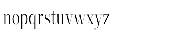 ZT Neue Ralewe Light Condensed Font LOWERCASE