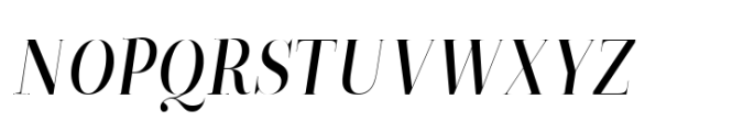 ZT Neue Ralewe Medium Italic Font UPPERCASE