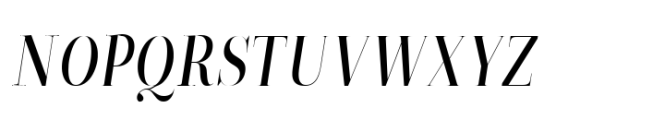 ZT Neue Ralewe Medium Semi Condensed Italic Font UPPERCASE