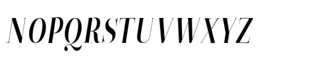 ZT Neue Ralewe Semi Bold Condensed Italic Font UPPERCASE
