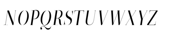 ZT Neue Ralewe Semi Condensed Italic Font UPPERCASE