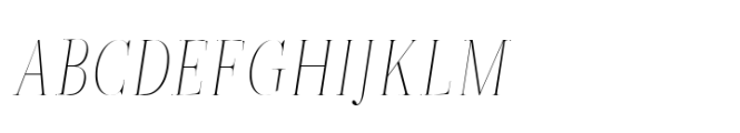 ZT Neue Ralewe Thin Condensed Italic Font UPPERCASE