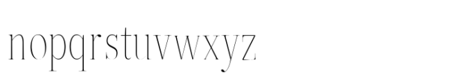 ZT Neue Ralewe Thin Condensed Font LOWERCASE