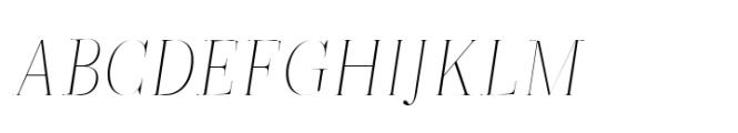 ZT Neue Ralewe Thin Italic Font UPPERCASE