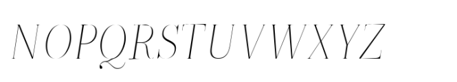 ZT Neue Ralewe Thin Italic Font UPPERCASE