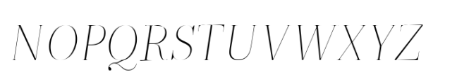 ZT Neue Ralewe Thin Semi Expanded Italic Font UPPERCASE
