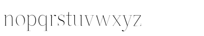 ZT Neue Ralewe Thin Semi Expanded Font LOWERCASE