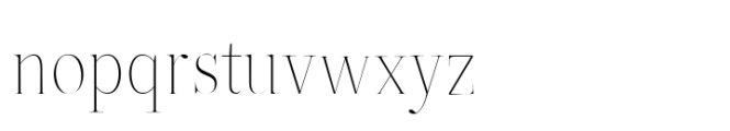 ZT Neue Ralewe Thin Font LOWERCASE
