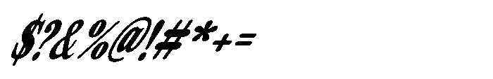 ZT Otez Black Condensed it Font OTHER CHARS