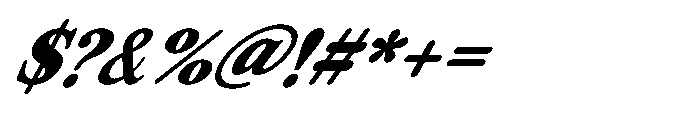 ZT Otez Black it Font OTHER CHARS