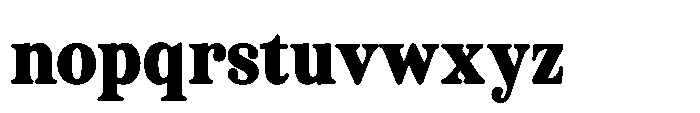ZT Otez Black Font LOWERCASE