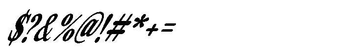 ZT Otez Bold Condensed it Font OTHER CHARS