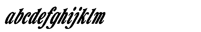 ZT Otez Bold Condensed it FONT