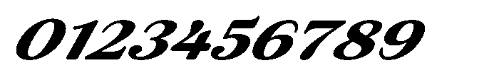 ZT Otez Bold Expanded it Font OTHER CHARS