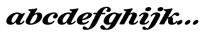 ZT Otez Bold Expanded it FONT